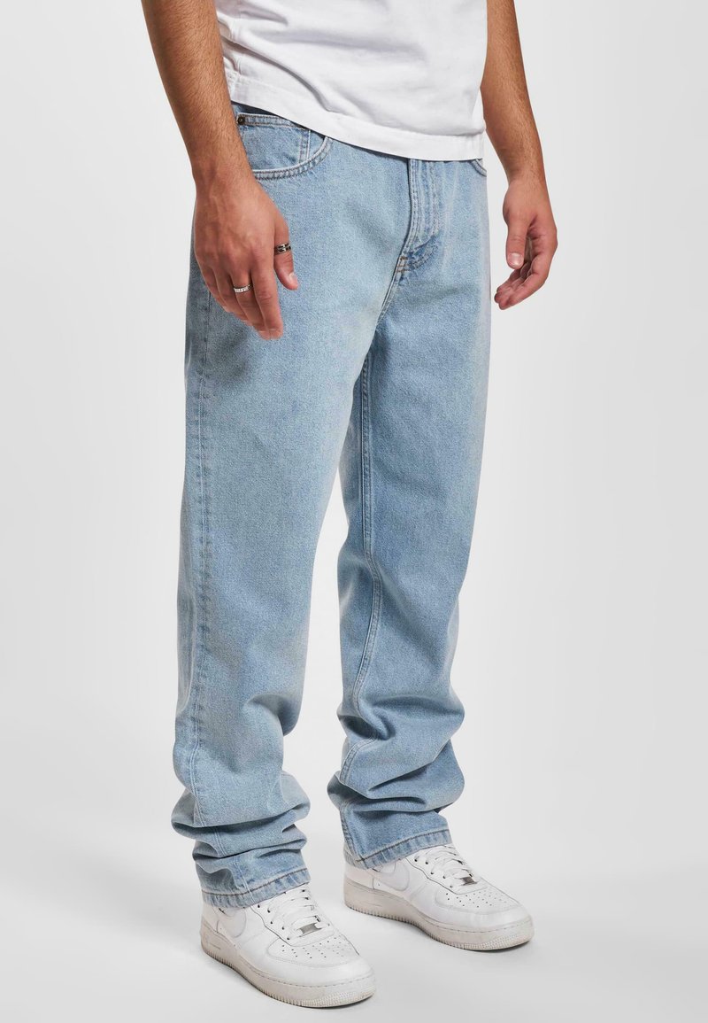DEF KANT STRAIGHT FIT  - Traperice ravnih nogavica - light blue wash