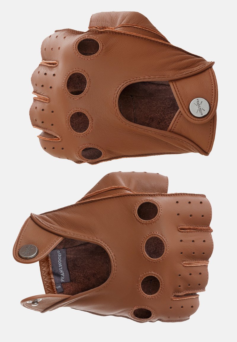 Pearlwood AUTOFAHRERHANDSCHUH KEKE Fingerless gloves cognac