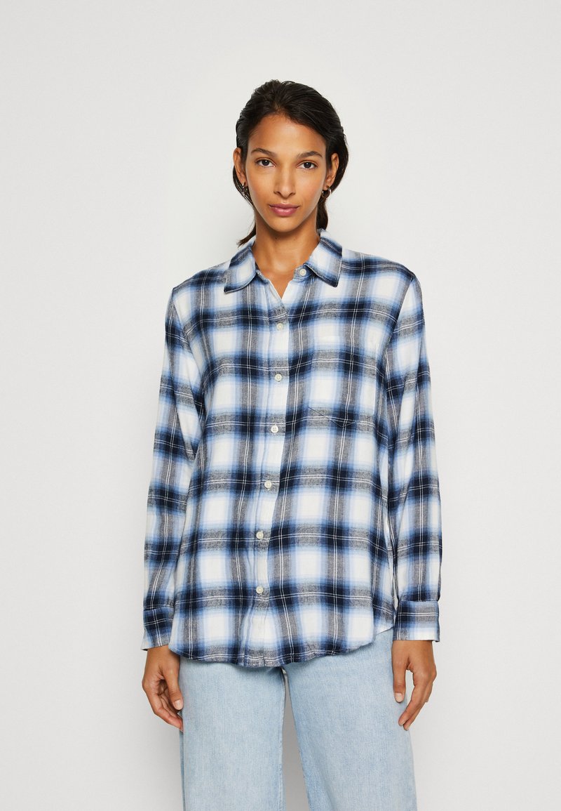 GAP Pattern Halter Blouse Blue main image 0