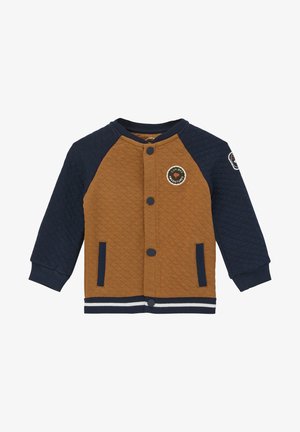 VARSITY - Zip-up sweatshirt - sandstein