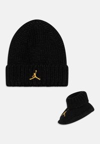 Jordan CHUNKY HAT BOOTIE UNISEX SET - Pletena kapa - black