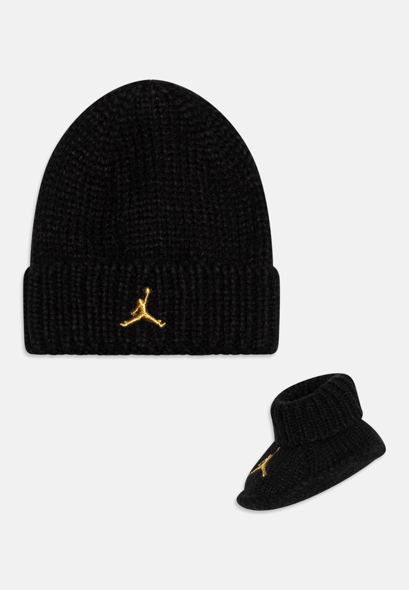 Jordan CHUNKY HAT BOOTIE UNISEX SET - Pletena kapa - black