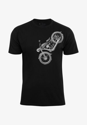 Cotton Prime, VINTAGE MOTORCYCLE - Print T-shirt - schwarz