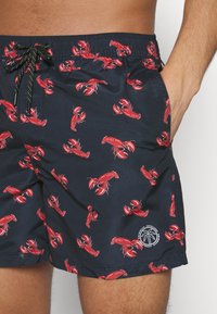 Jack & Jones JPSTFIJI AOP PACK LY SN - Shorts da mare - navy blazer