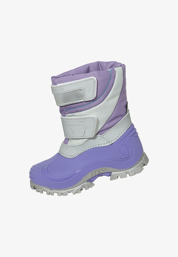 Snowboot/Winterstiefel – grau lila