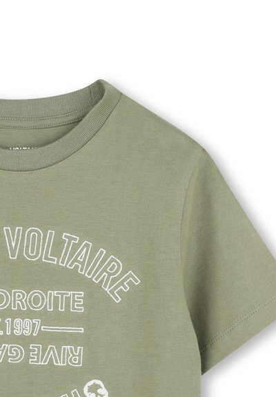 Zadig & Voltaire SHORT SLEEVES - T-shirt print - deep olive