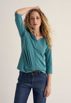 Seasalt Cornwall, SEASALT CORNWALL CARLYON TOP - Μπλούζα με μακριά μανίκια - teal - pellitras eucalyptus