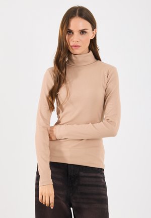 Top dugih rukava - warm taupe
