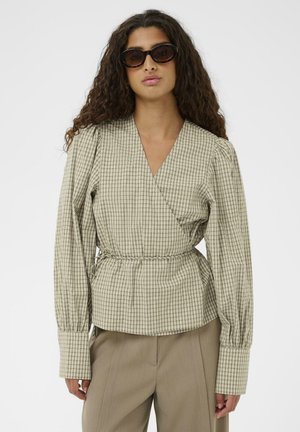 ORIANA  - Blúzka - parchment checks