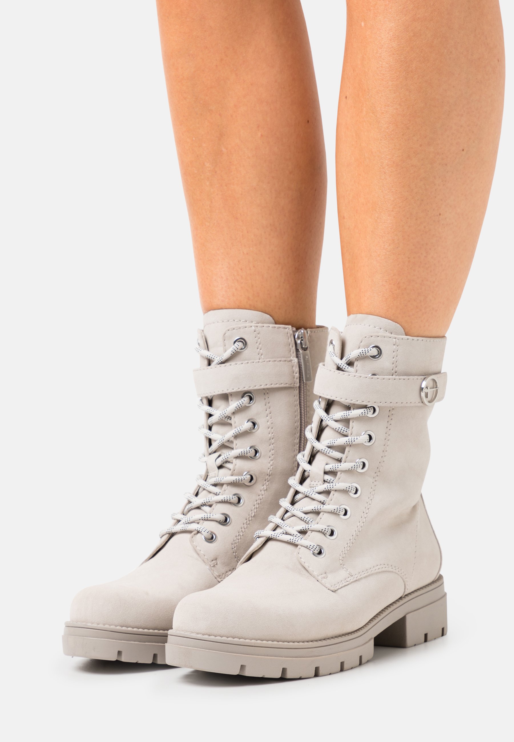 Tamaris Veterboots - light grey/Grijs - Zalando.be