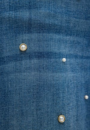 adL, PEARL DETAILED WIDE LEG - Wide Leg - Navy blue