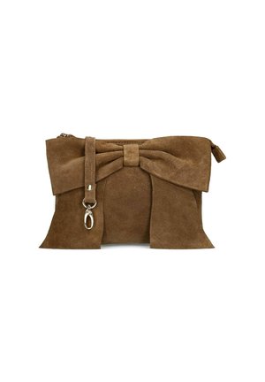 MIT SCHLEIFE - Clutch - taupe