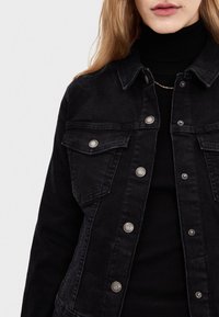 Bershka Jeansjacka - black