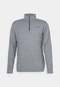 NEWPORT HALF ZIP - Pitkähihainen paita - silver marl