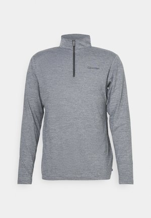 Calvin Klein Golf NEWPORT HALF ZIP - Top s dlhým rukávom - silver marl