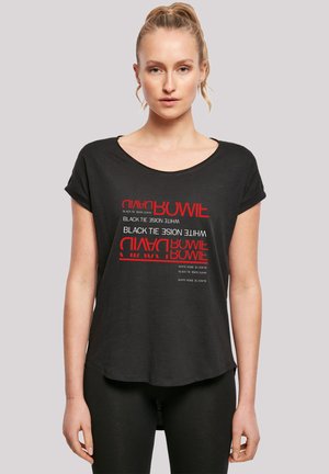 DAVID BOWIE BLACK TIE WHITE NOISE - Print T-shirt - black