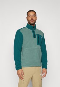 The North Face - YUMIORI 1/4 ZIP - Pulover iz flisa - duck green/deep nori/black Miniaturna slika 1