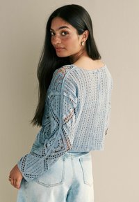 Next REGULAR FIT - Pitkähihainen paita - light blue