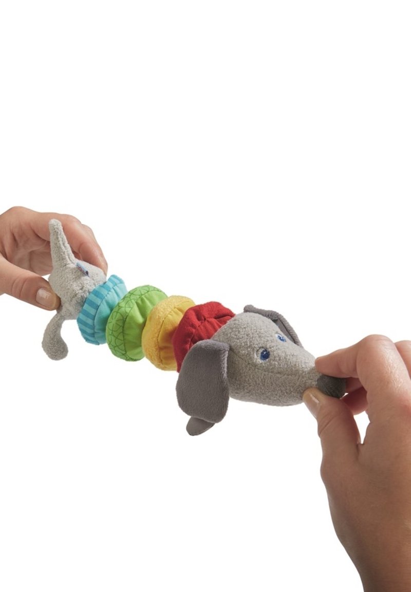 Culbuto Éléphant HABA - Jouet D'Éveil 6 Mois Avec Clochettes - 17cm - Stimulation Motricité