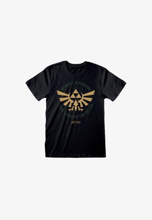 Henry Tiger NINTENDO LEGEND OF ZELDA HYRULE KINGDOM CREST - T-shirts print - black