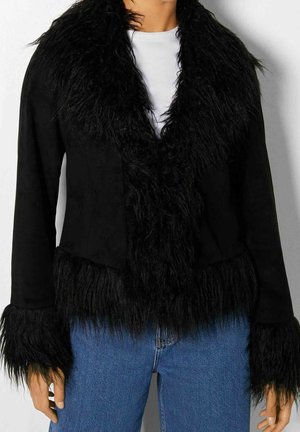 Kunstlederjacke - black