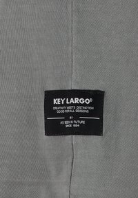 Key Largo PLAN ROUND - Camiseta estampada - titanium grey