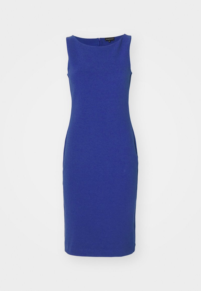 Emporio Armani Gebreide jurk blauw