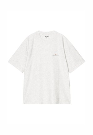 Carhartt WIP, S/S WIP LABEL HEATHER - T-shirt basic - ash grey