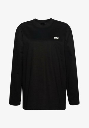 DEF, EVERYDAY - Top s dlouhým rukávem - black