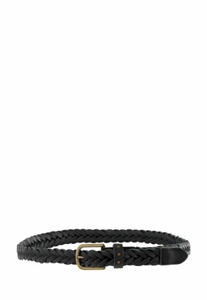 Next PLAITED - Gevlochten riem - black