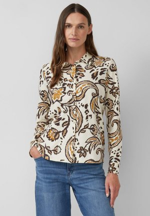 Overhemdblouse - creme