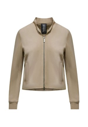 Giacca di pelle - crystal grey