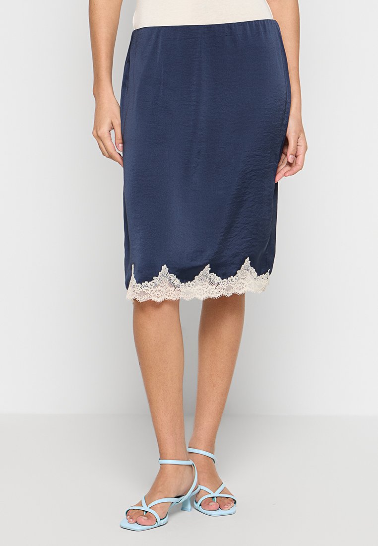 Abercrombie & Fitch Kokerrok donkerblauw Abercrombie & Fitch Kokerrok donkerblauw