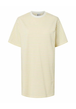 Pieces, MIDIKLEID PCSADIE - Robe en jersey - bright white