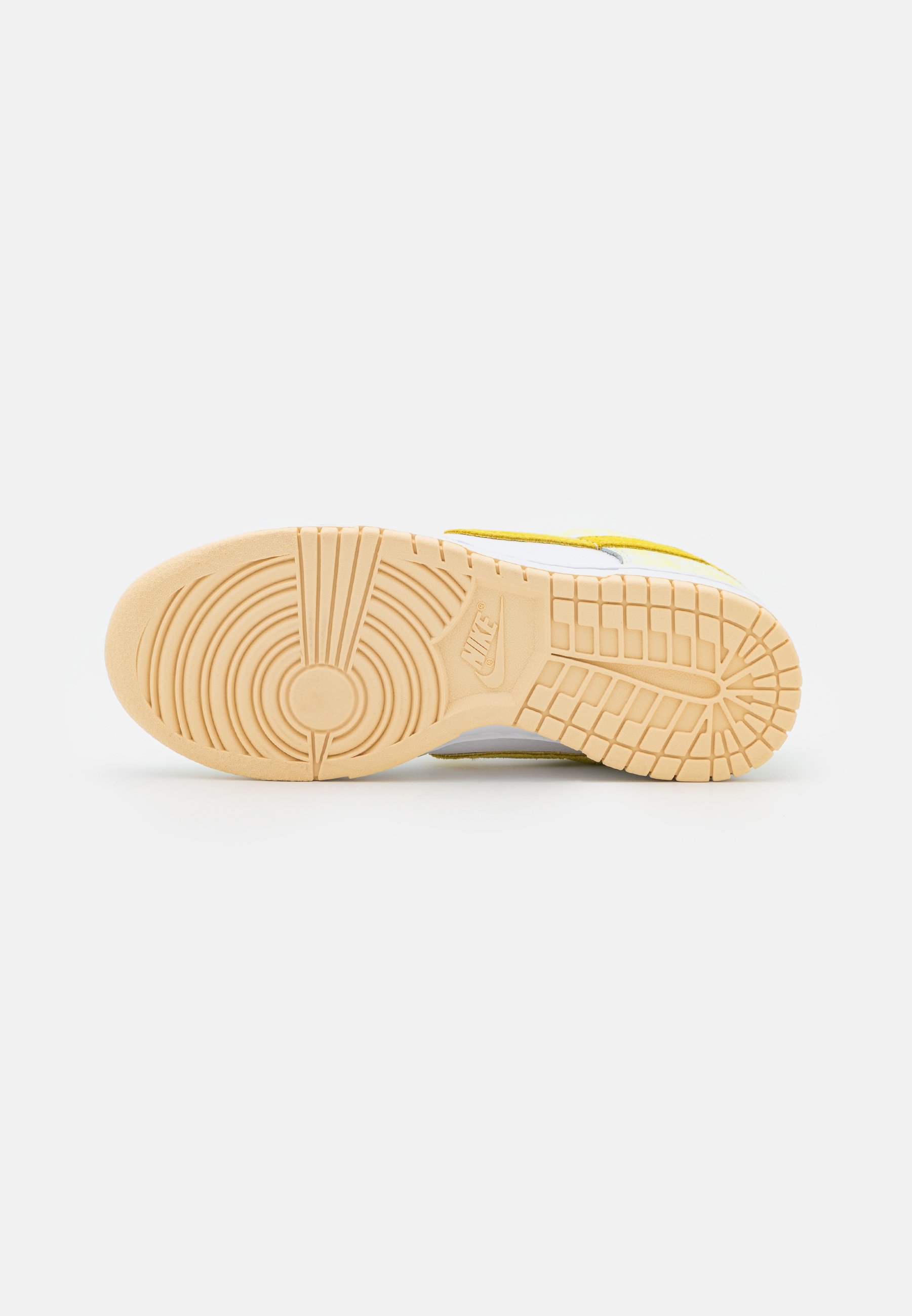 Nike Sportswear DUNK - Sneaker low - yellow strike/white/gelb - Zalando.de