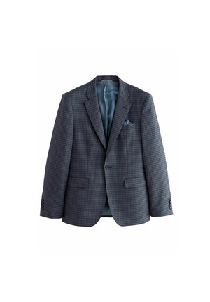 SLIM FIT SIGNATURE ZIGNONE CHECK  - REGULAR FIT - Suit jacket - purple