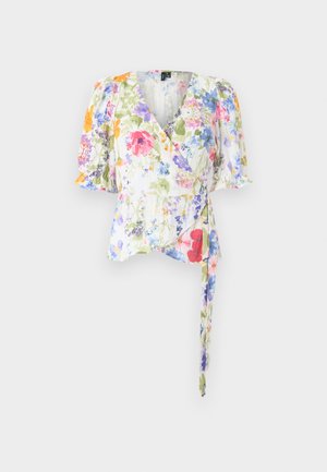 Vero Moda, VMFLORA WRAP - Pluus - bright white