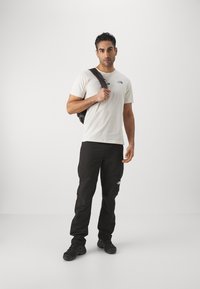 The North Face BOX - T-shirt imprimé - white dune/blue dusk