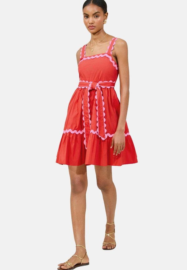 REGULAR FIT - RIC RAC TRIM CAMI MINI - Freizeitkleid