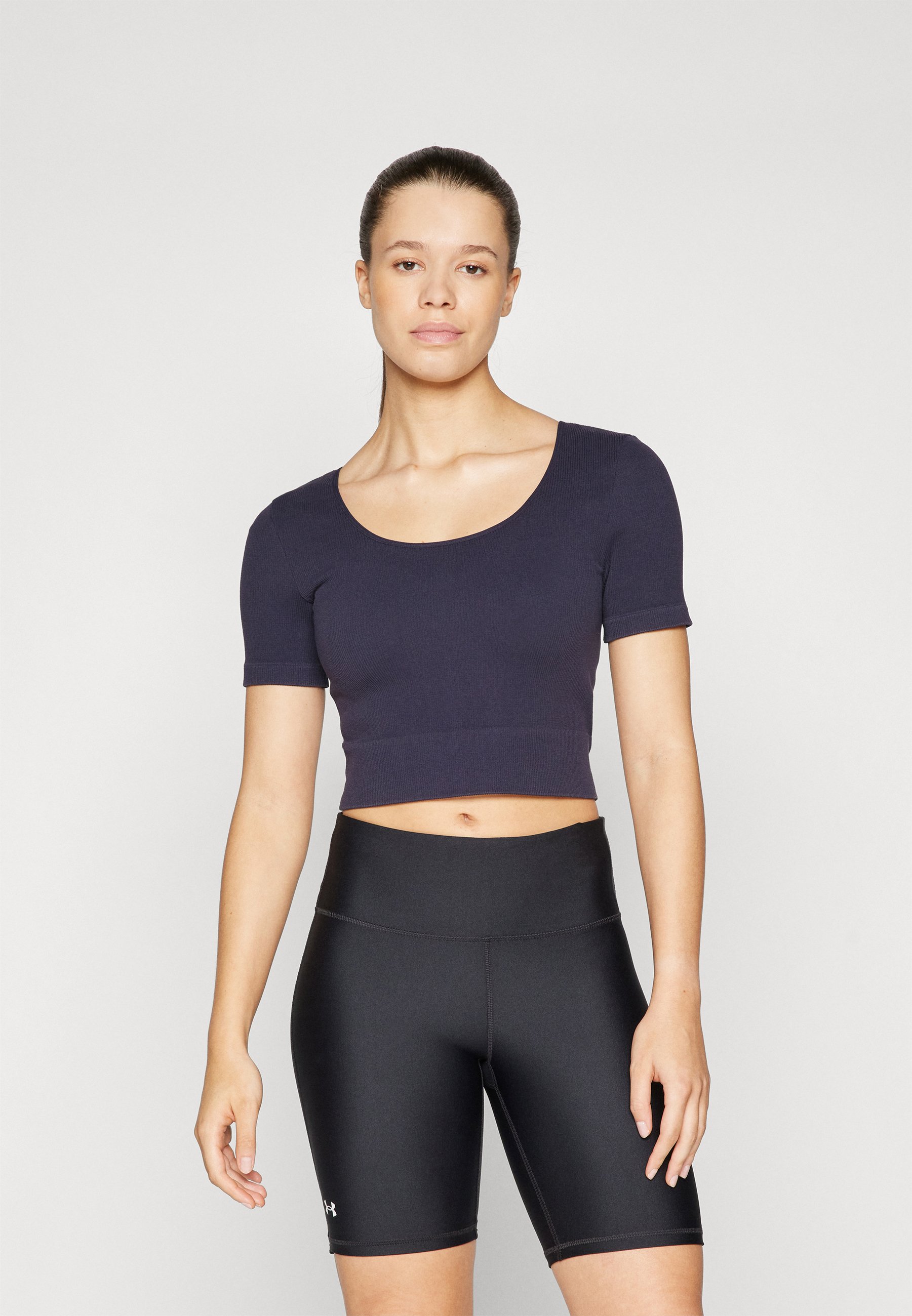 売れ筋商品|||オンリープレイ Tシャツ レディース トップス LIFE WAY CROP SEAM  - Sports T-shirt - night sky ONLY Play LIFE WAY CROP SEAM - Sport T-Shirt - night sky