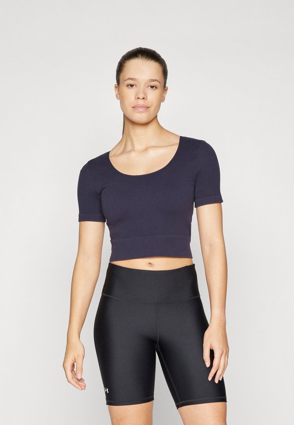 LIFE WAY CROP SEAM  - Sports T-shirt - night sky