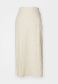 PULL ON SLIP SKIRT  - Jupe longue - beige