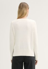 TOM TAILOR Strickpullover - whisper white