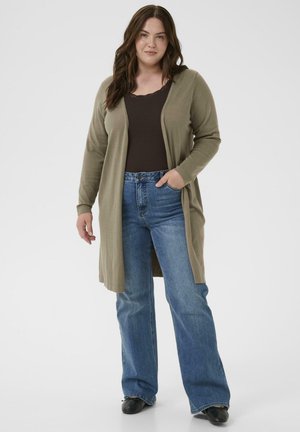 KCFARSIA LONG CARDIGAN - Kardigan - morel