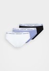 LOGO BRIEF 3 PACK - Cuecas - black/blue/white