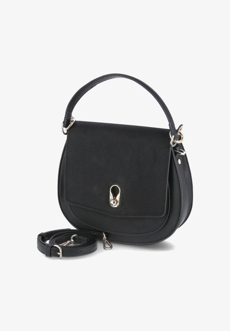 Seidenfelt MIDI SADDLE - Sac à main - schwarz