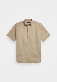 LINEN SHIRT - Button down-skjorte - coastal beige