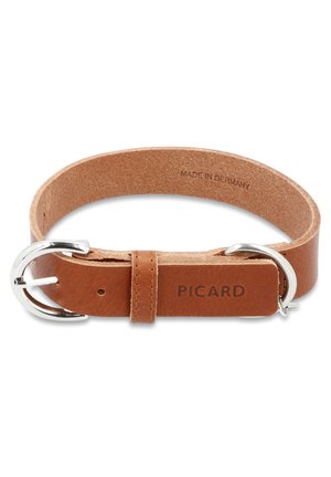 HUNDEHALSBAND DOG COLLAR STROLCH GRÖSSE S - Tierbedarf - cognac