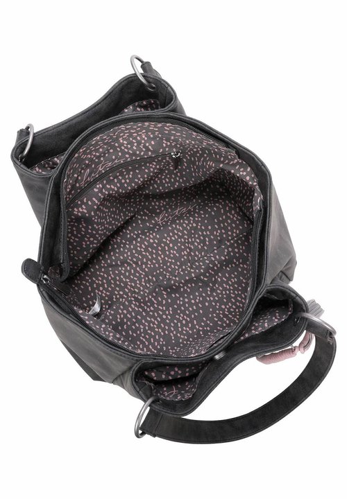 Fritzi Aus Preußen – Borsa Hobo Vintage A Tracolla – Colore Black Idol – Spaziosa 32x29x8 Cm – Accessorio Moda Donna - 4