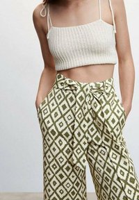 Mango Pantalon classique - off-white
